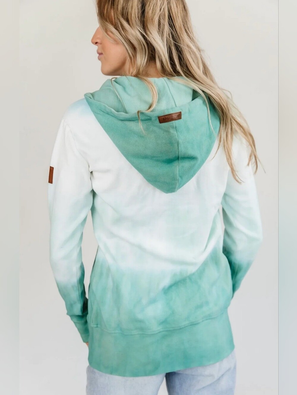 Ampersand Blue Horizon Full Zip Hoodie, Size Medium - Picture 2 of 10